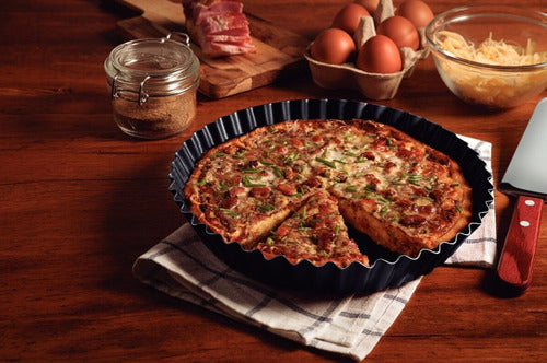 Forma Redonda Tramontina 24 Cm 1,4 L Alumínio Antiderrapante Grafite