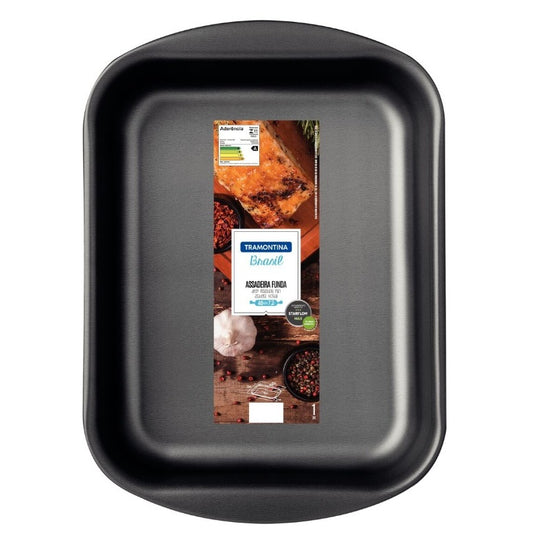 Assadeira Funda Tramontina 40cm x 7,2l Antiderrapante Starflon