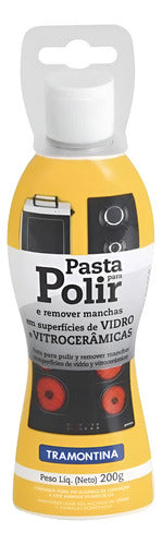 Pasta Limpeza Polir Remover Manchas Vidro Ou Vitrocerâmicas