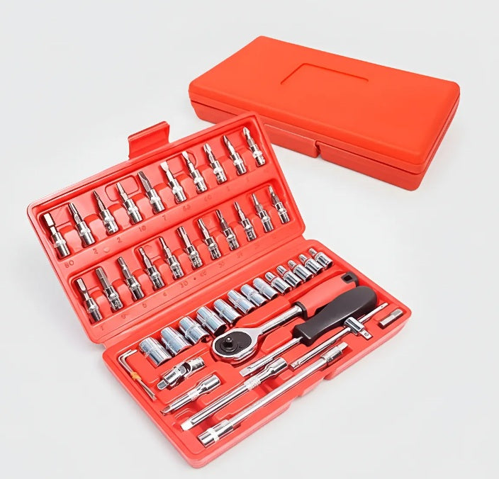 Kit de Chave Luatek Catraca Profissional com 46 peças