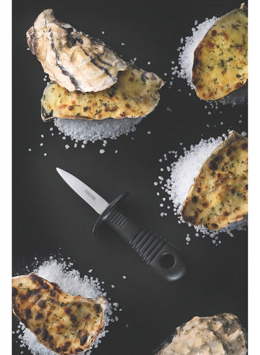 Faca Para Ostra Tramontina Utilitá Em Aço Inox Cabo Preto 3