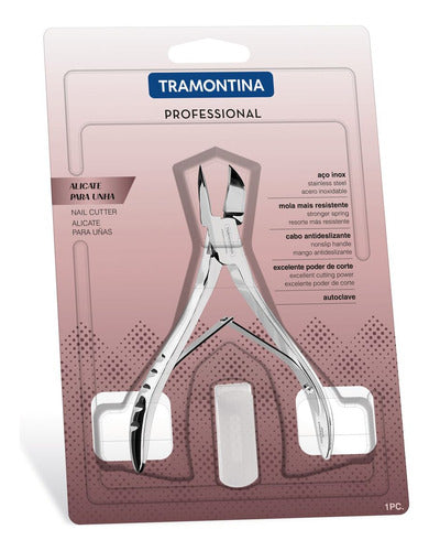 Alicate De Unha Tramontina Em Aço Inox Profissional Inox