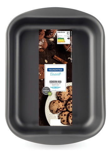Assadeira Retangular 40cm Cor Grafite Tramontina
