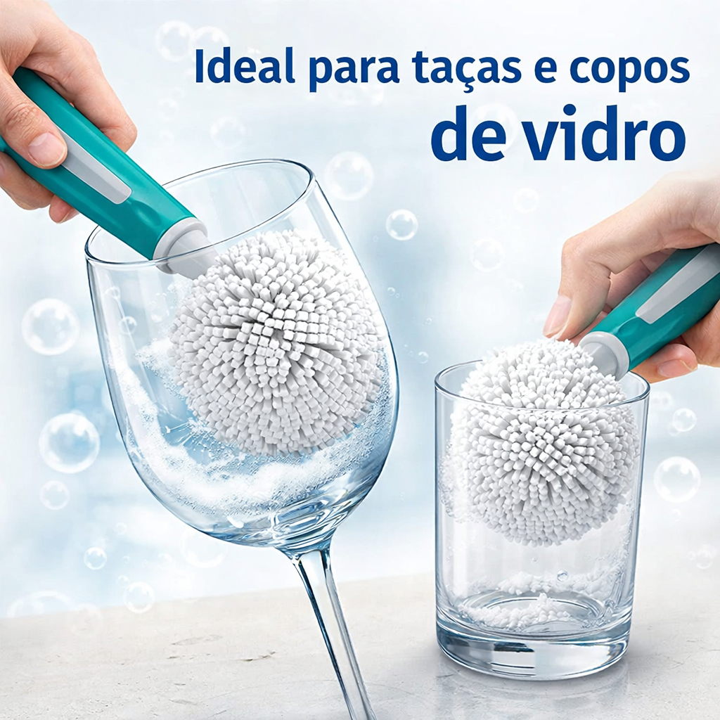 Escova de EVA para Copos e Taças Flash Limp