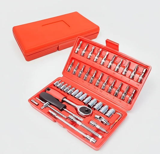 Kit de Chave Luatek Catraca Profissional com 46 peças