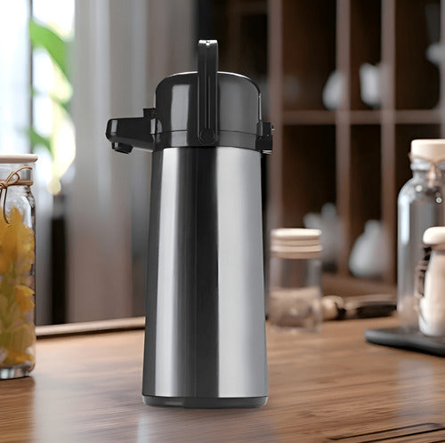 Invicta Airpot Aço Inox 1.8l Garrafa Térmica Prata