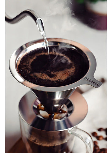 Coador De Café Tramontina Em Aço Inox