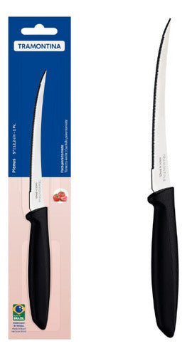 Faca Para Tomate Tramontina Plenus Aço Inox Preto