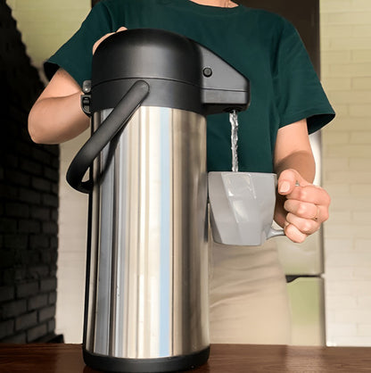 Garrafa Térmica Café Grande Invicta 3litros Inox Inquebrável Inox