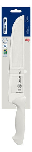 Faca Tramontina 24475/180 10  Aço Inox Premium Branca Branco