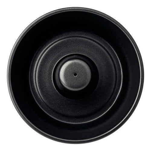 Forma Bolo Pudim 24cm 2,6l Antiaderente Starflon Tramontina Cor Grafite
