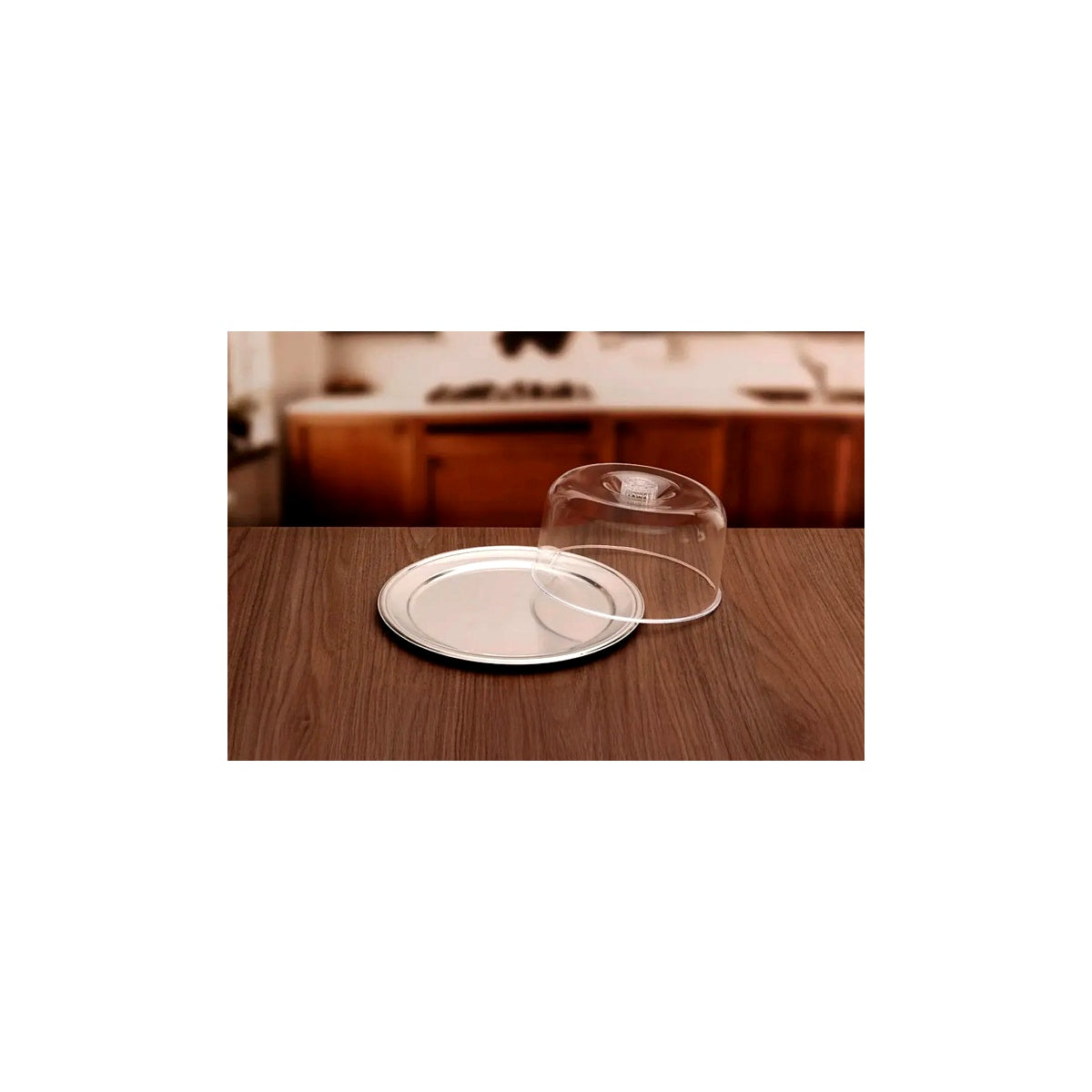 Conjunto Boleira Inox 32cm Brinox com Tampa