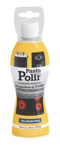 Pasta Limpeza Polir Remover Manchas Vidro Ou Vitrocerâmicas