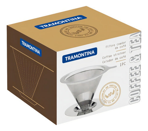 Coador De Café Tramontina Em Aço Inox