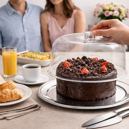 Conjunto Boleira Inox 32cm Brinox com Tampa