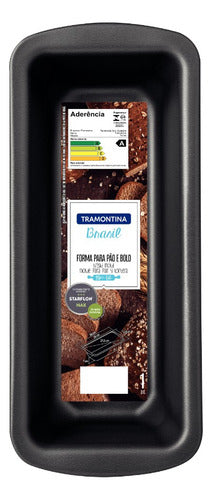 Forma Para Pão E Bolo Tramontina Brasil Grafite 26cm 1,4l Grafite