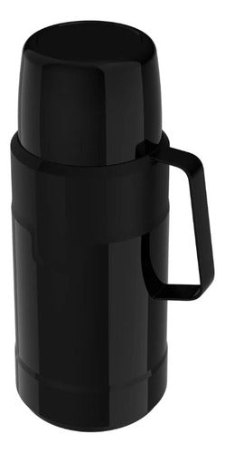 Garrafa Térmica Invicta Glt New 1 Litro Preta Café Chá Preto