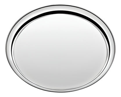 Bandeja Redonda Aco Inox Service Tramontina 40cm Prata