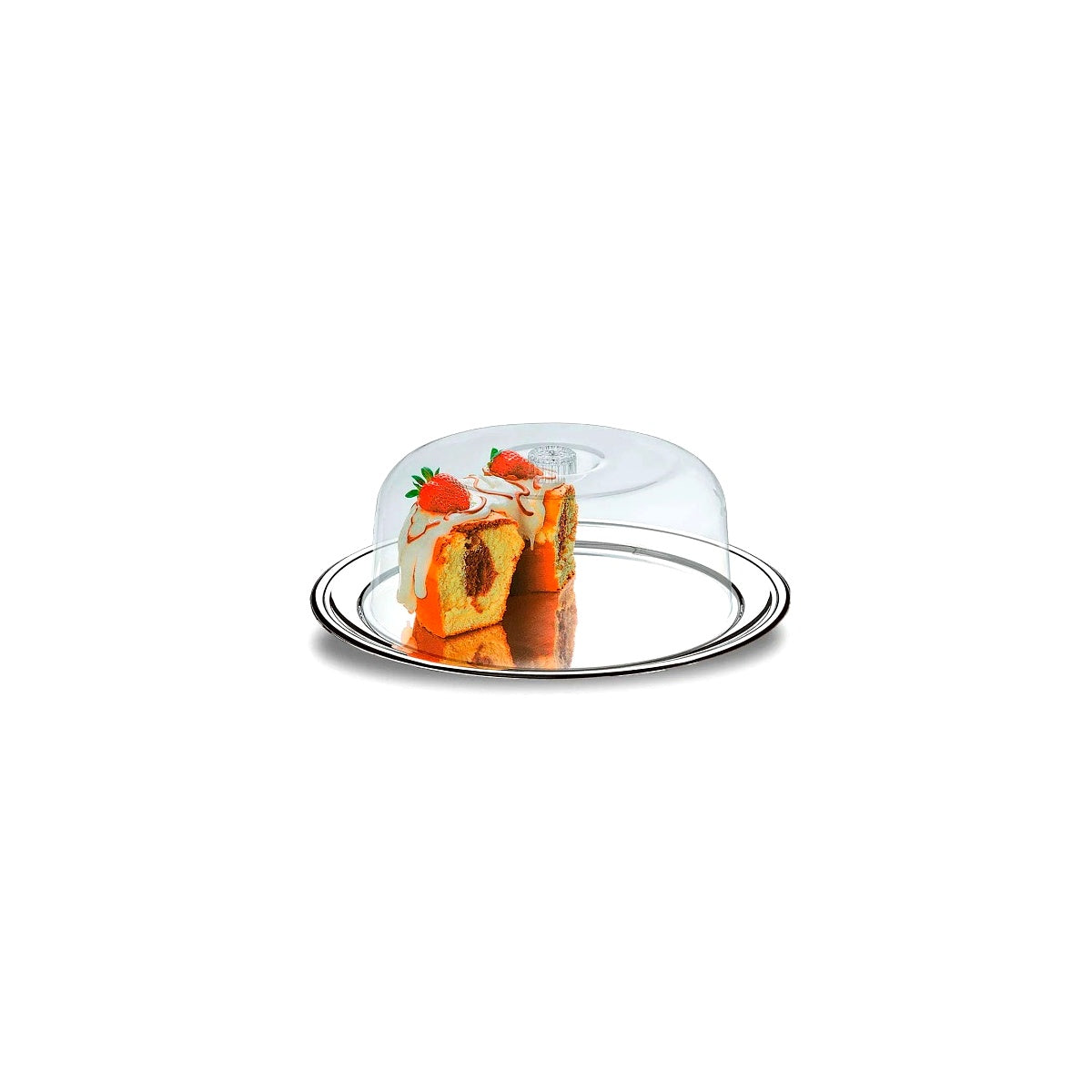 Conjunto Boleira Inox 32cm Brinox com Tampa