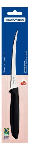 Faca Para Tomate Tramontina Plenus Aço Inox Preto