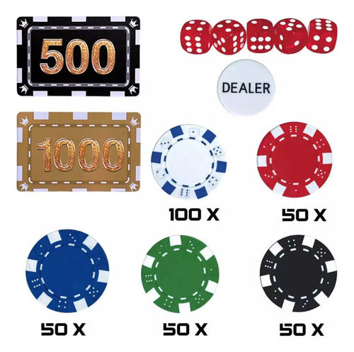 Maleta De Poker 300 Peças Luatek