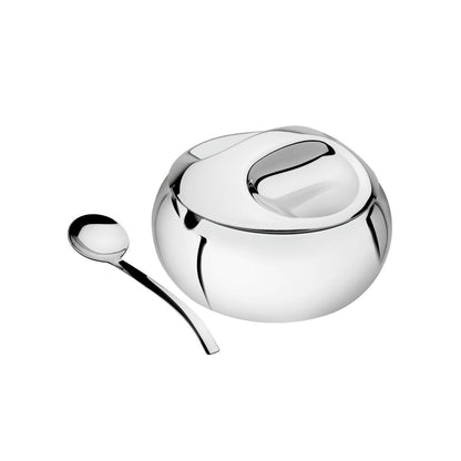 Açucareiro em Inox Tramontina com Colher Design Sofisticado