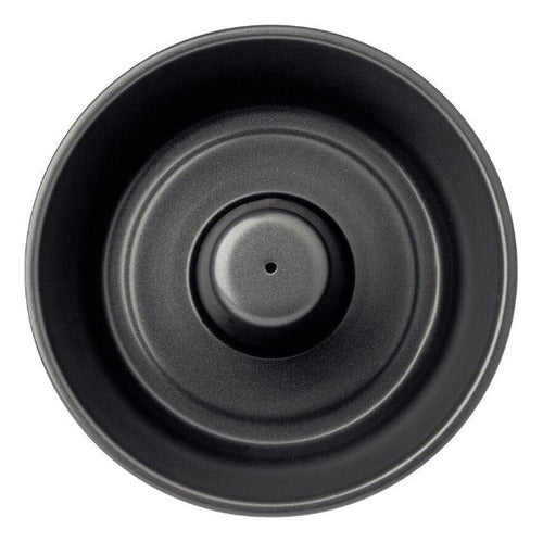 Forma Bolo Pudim 24cm 2,6l Antiaderente Starflon Tramontina Cor Grafite
